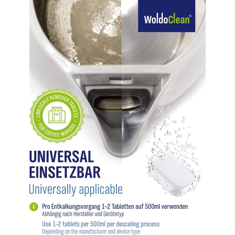 Descaler tablets for kettle and Iron 15x 16g - universal