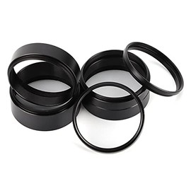 Lens Extension Tubes Astrophotography Telescope Eyepiece,Various Sizes 8Pcs Black Durable Telescope Adapter Ring for Replacement