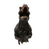 Marimu Polyresin Dinosaur Wall Bust, 12.2"H T-rex Sculpture, Copper Color,