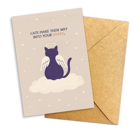 Sympathy Card for Loss of Loved One – Condolences for Loss of Mother, Father, Husband, Wife, Child, Sibling, Friend – Grief Support Card for Funeral, Memorial, Bereavement, and Mourning – 8x5.3 Inch