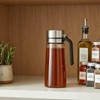 Pethiy Honey Dispenser,21 oz Glass Honey Pot Syrup Dispenser with