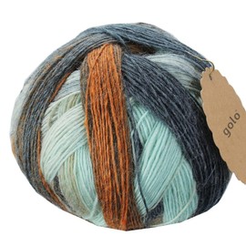 golo Wool Yarn for Weaving Wool Yarn for Hand Knitting Cashmere Yarn for Weaving Multi-Color Ball