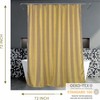 Popkozzi Gold Shower Curtains for Bathroom: Glitter Sparkle Bling Fabric