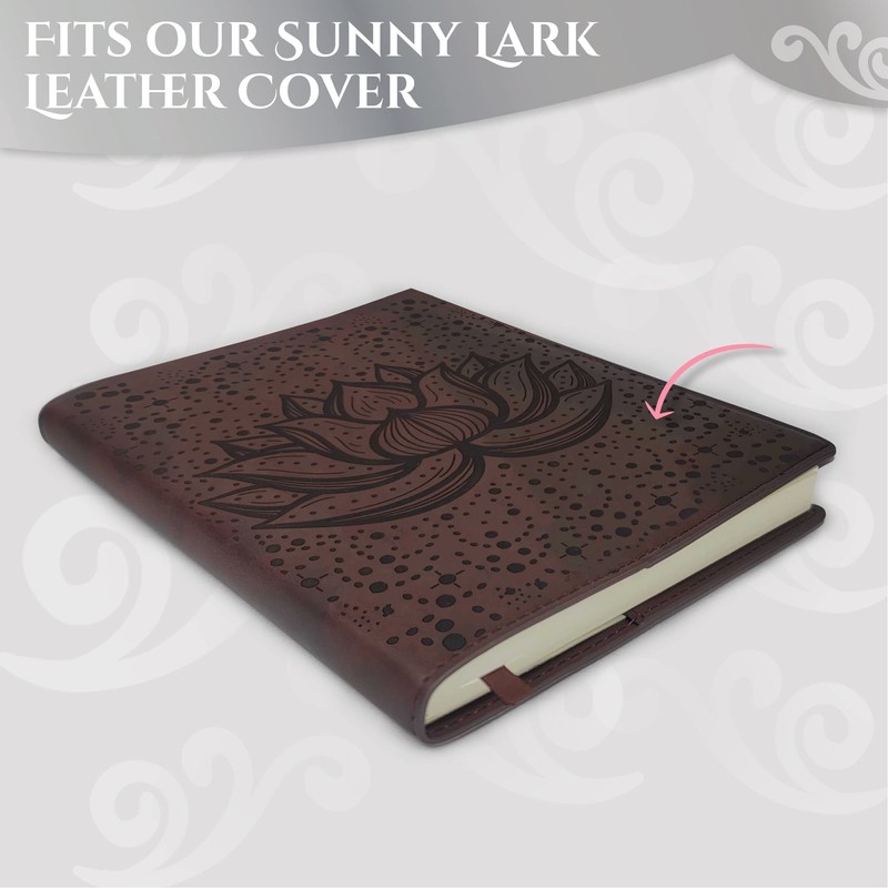 Sunny Lark Lined Journal Refill Insert | Journal Refill for