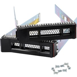 SM17A06251 Hard Drive Bracekt SSD Caddy 3.5 Hard Drive Caddy Compatible with Lenovo/IBM ThinkSystem SR530 SR550 SR570 SR590 SR630 SR650 SR850 SR860 SR950 ST550 ST558 SN550 SD530 HR630X HR650X (2PCS)