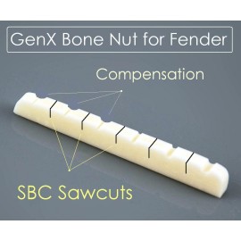 mah MusicianAtHeart GEN X Compensated SB Concept Bone Nut Fender Electric Guitars