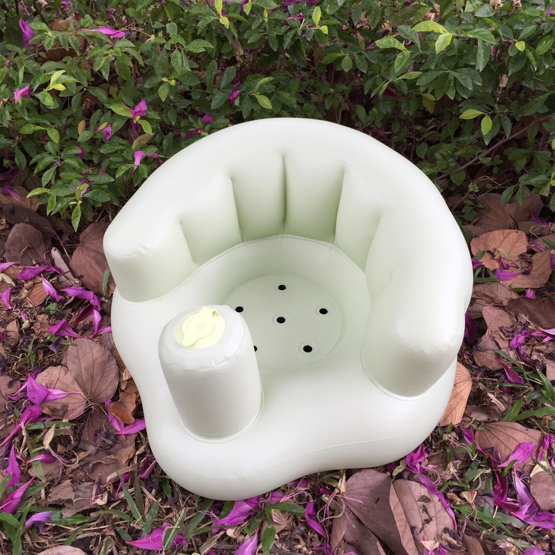Baby Inflatable Couch PVC Cute Comfortable Portable Built in Pump