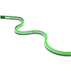 RUMOLD 821040 Flexible Curved Ruler with mm Graduation 40 cm