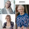 DOOViC 3 Pack Rimless Reading Glasses For Women Lightweight Elegant