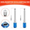 2 pieces magnetic quick-change impact bit holder, 4 inch bit