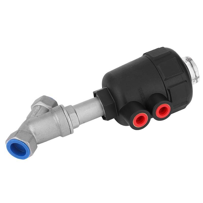 Angle Seat Valve Air Actuated Thread Connection Stainless Steel Thickened