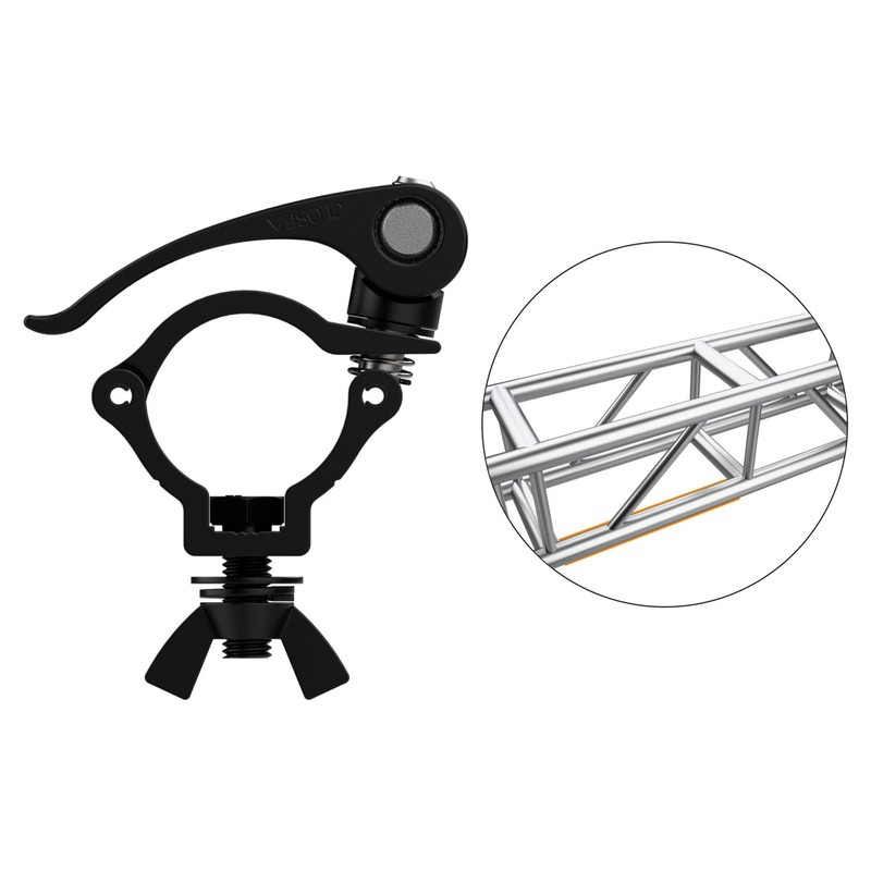 Audibax ACP-4851100BK - Mounting Clamp with a Diameter of 48