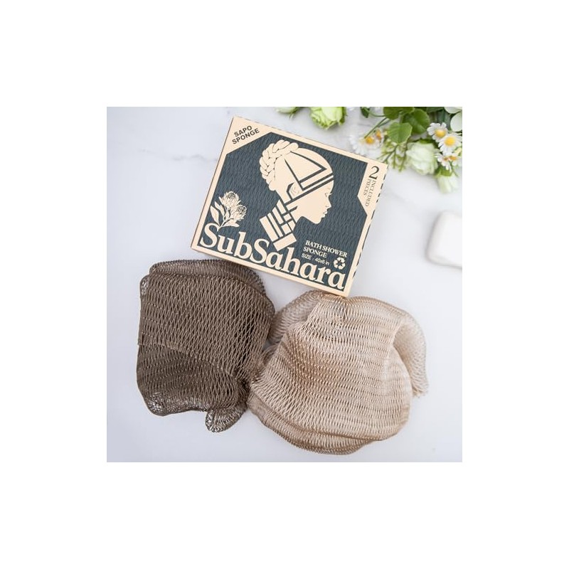 Subsahara Esponja Red Africana Auténtica Piezas Exfoliantes Todo Tipo Piel