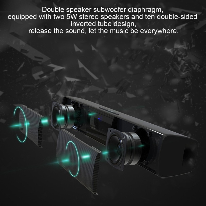 BS‑28A Wireless Bluetooth Speaker Insert Card U Disk Wall Sound