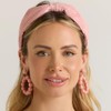 ACCESSORY TO LOVE Women's Hint of Glimmer Satin Headband, Handmade,