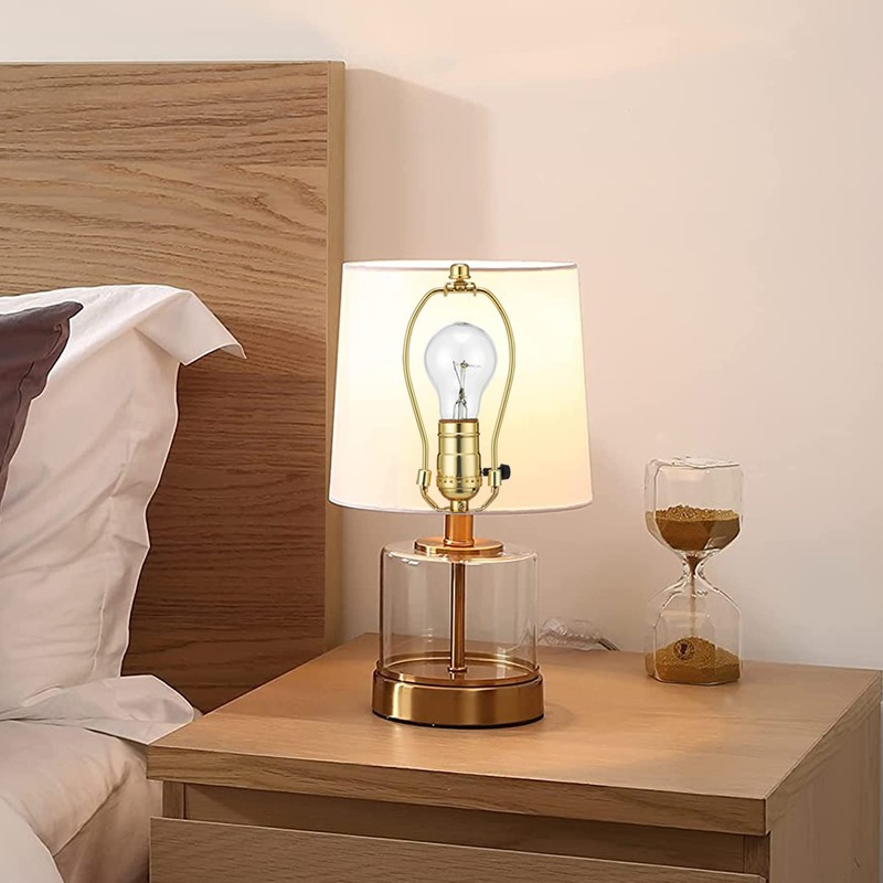 Lamp Harp 6 Inch, 2 Set Detachable LampShade Harp for