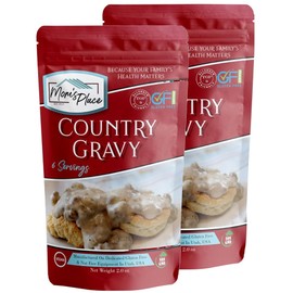 Mom's Place Gluten-Free Dairy Free Country Gravy Mix (Pack of 2, Country Gravy)