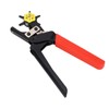 Leather Belt Hole Puncher Heavy Duty Plated Steel 6 Holes