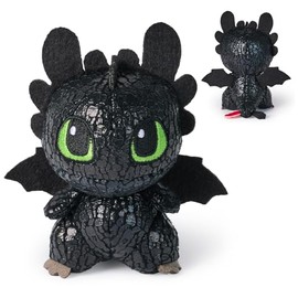 Universal Pictures How to Train Your Dragon Mini Plushies, Toothless & Deadly Nadder 2-Pack, 3” Dragon Stuffed Animals, Kids Toys for Boys Ages 4 & Up