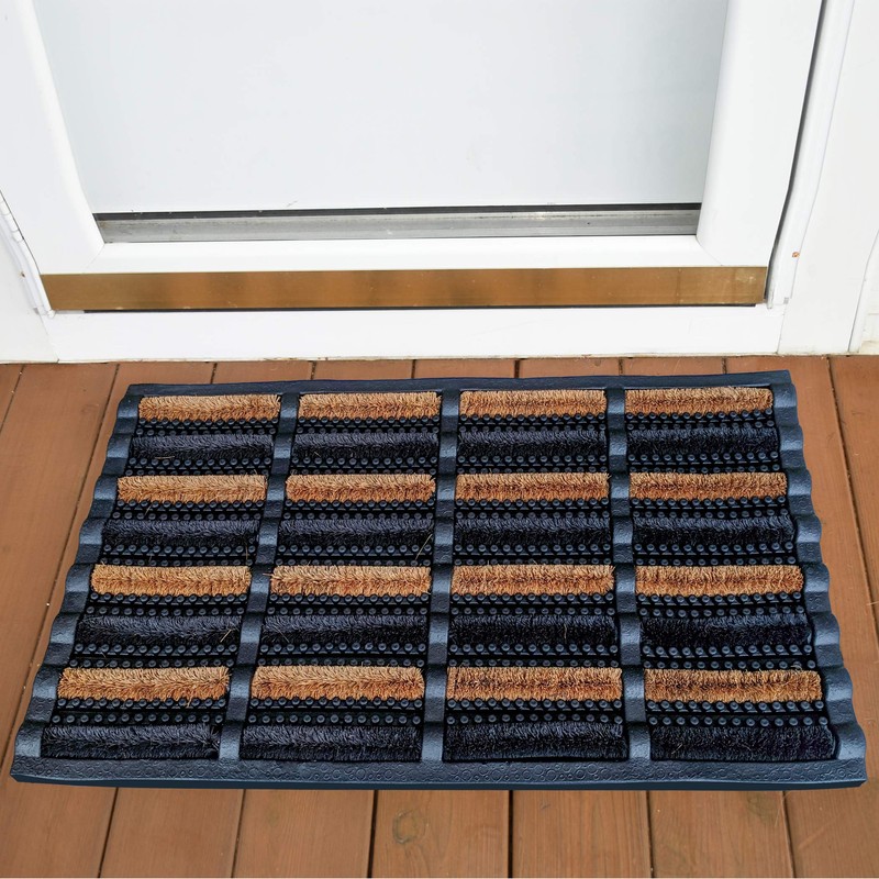 FOOTMATTERS Ninamar Mud Scrubber Tray Mat - 29.5 x 17.5