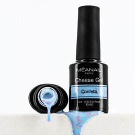 Fizzy Box • Cheese Gel Collection • Semi-permanent Nail Polish • 6 UV LED Colors • Semi-permanent Manicure Set with 6 Soak Off Gel Nail Polish • European CE Standards • Méanail Paris