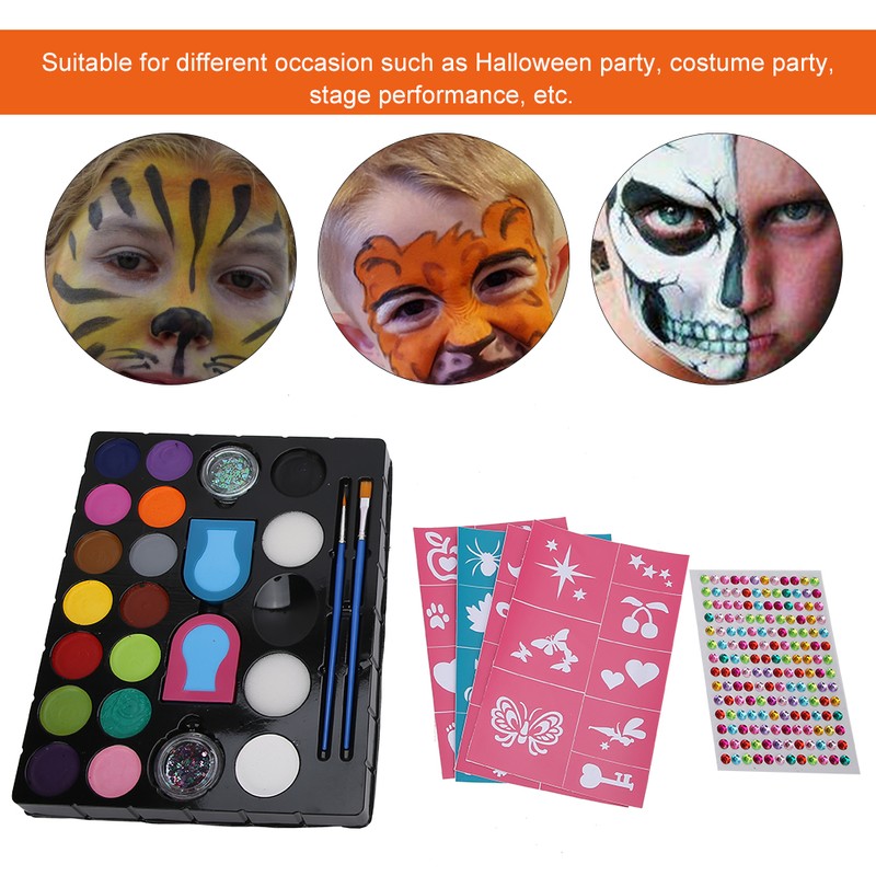 Face Paint Body Painting Pigment Brush Glitter Powder Children DIY