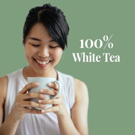 The Republic of Tea Emperor's 100% White Tea, Zero Calorie, Sugar-Free, Carb-Free, 50 Tea Bag Tin