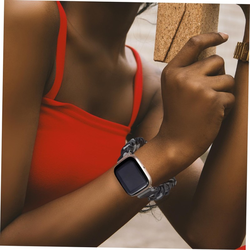 TEHAUX 1 PC Chic Scrunchie Watchband for Stylish Elastic Smartwatch