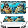 Sea Turtles Car Windshield Sun Shade Foldable Sunshade Front Window