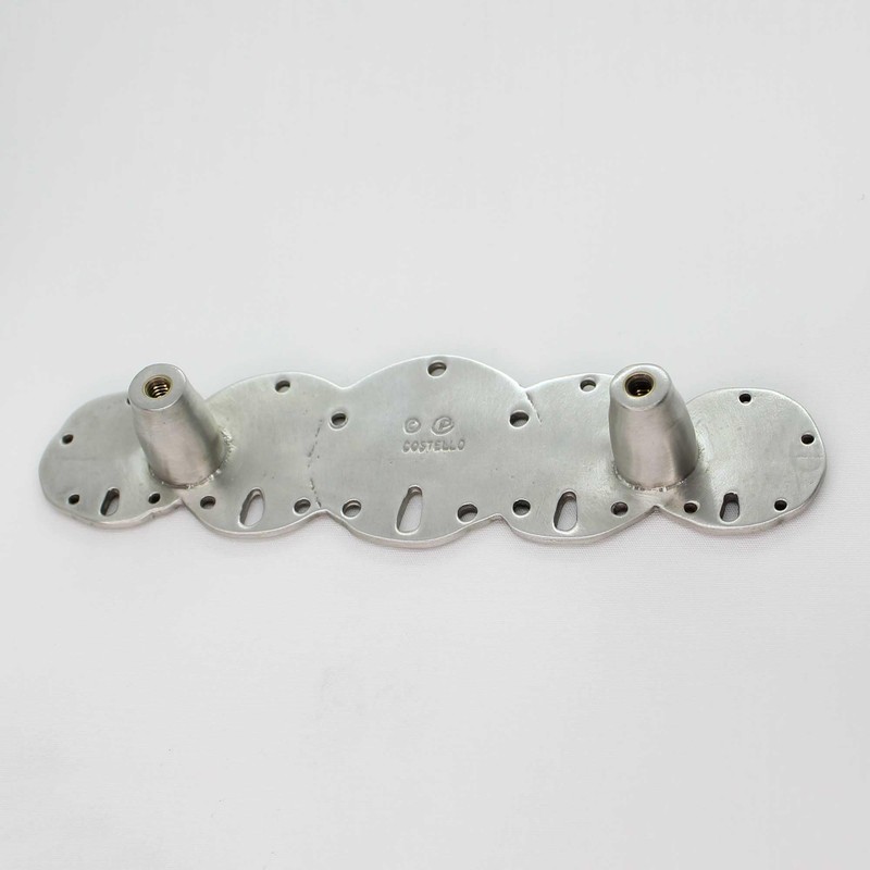 Costello Coastal - Sand Dollar Drawer Pull (Horizontal) - Pewter