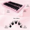 GGOKOK Lash Clusters Wispy DIY Lash Extension 8-16mm Eyelash Clusters