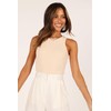 Petal & Pup Women's Ari Ribbed Tank Top, Beige, X-Large