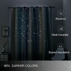 FANLI - Cortinas opacas con diseño de arco iris degradado,