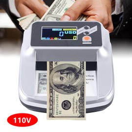 SNKOURIN 2-in-1 Counterfeit Bill Detector,US Dollar Counterfeit Money Checker Bill Detector Machine with 5 Advanced Detections and Bill Counting by Denomination Capability