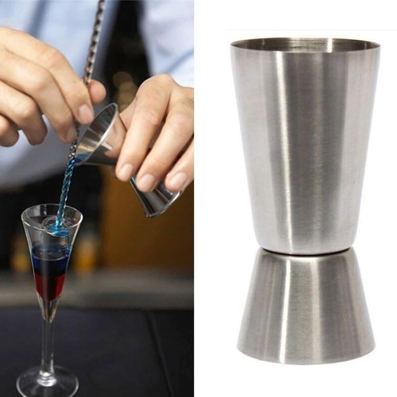 Chabrias Ltd Stainless Steel 25/50 ml Measure Jigger Bar Craft