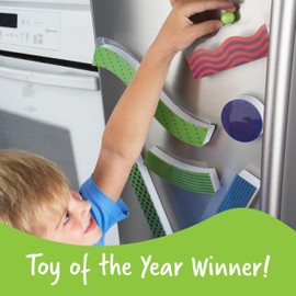 Learning Resources Tumble Trax Magnetic Marble Run - Montessori , Classroom Must Haves, Small Kinetic Magnets Balls, STEM Toys for Kids, Fine Motor Skills, Gifts for Boys and Girls, Wall Activity