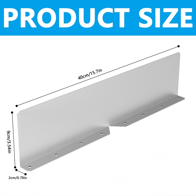 4 Pcs Gutter Valley Splash Guards,Rain Gutter Valley Roofing Gutter