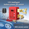 12V Intelligent Battery Power-Off Switch with Remote - Ideal for