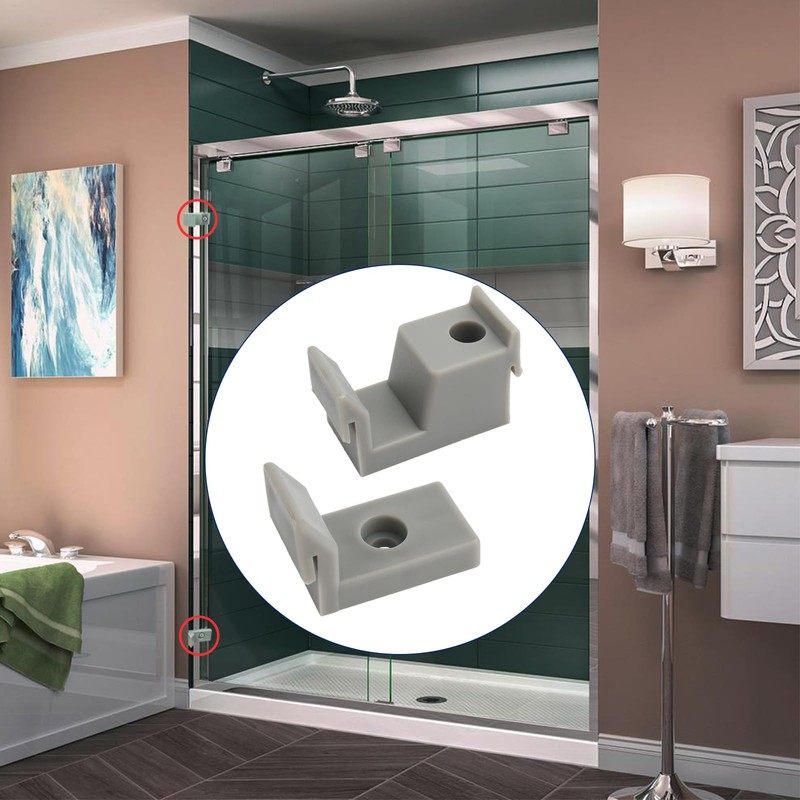 Shower Door Bumpers for Glass Doors,3-Pack