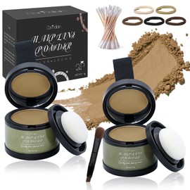 2 Pack Hairline Powder for Women and Men, Used to Root Touch Up Hair Color, Thinning and Gray Hair Coverage and Bald Spots Coverage, Blonde
