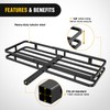 Nilight 53" X 19" X 4" Hitch Cargo Carrier Fits