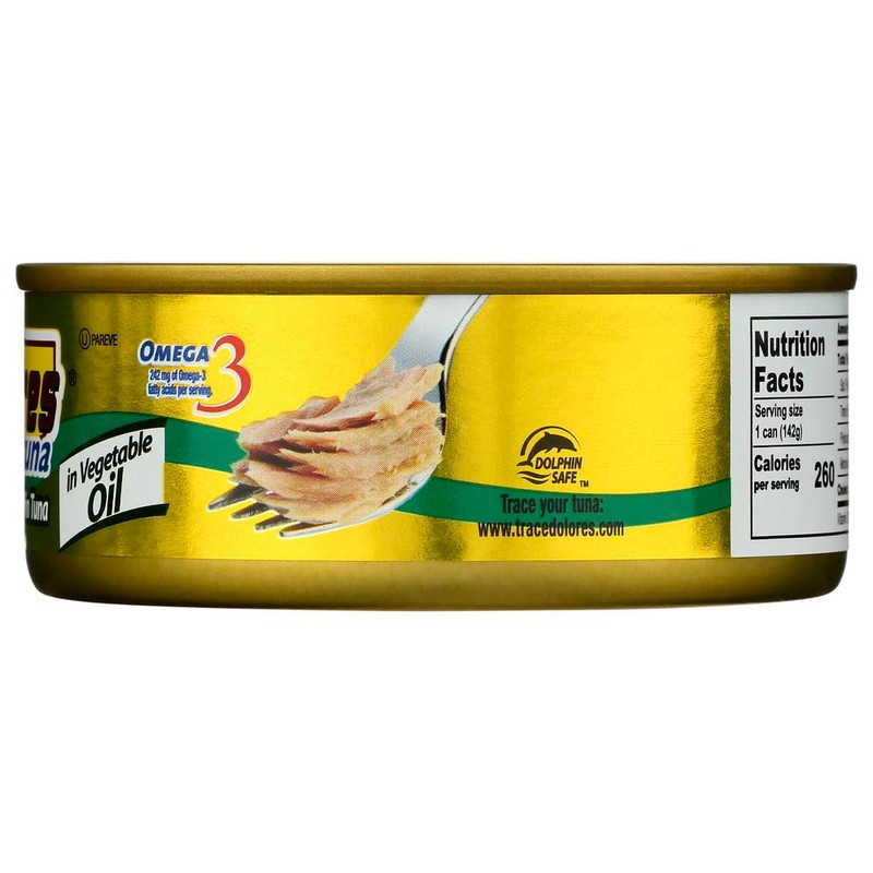 Dolores Tuna Yellowfin In Oil 5 OZ (Pack of 24)