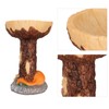 Cat Bird Bath Statue Durable Resin Bird Bath Bowl Exquisite