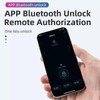 ROCKBROS Bike U Shape Lock Smart Bluetooth Fingerprint Lock Phone