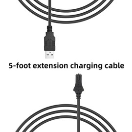 TEPU 1866460 i-Pilot Link Charging Cable, Including Bluetooth Traditional Versions, Compatible with All i-Pilot Link Rechargeable Remote Controls, Black
