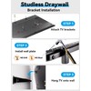MUAKIOY TV Wall Mount Bracket Studless, No Drill No Stud