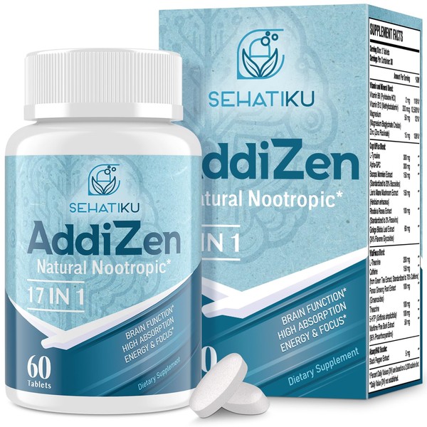 17-in-1 Brain Supplement for Memory and Focus | Natural Nootropics