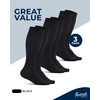 Pembrook - Calcetines de compresión ligeros de algodón para hombre,