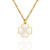 XIUDA Four Leaf Clover Urn Necklace for Ashes for Women