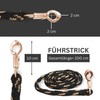 Lead Rope Horse with Panic Hook Rose Gold Horse Knitting
